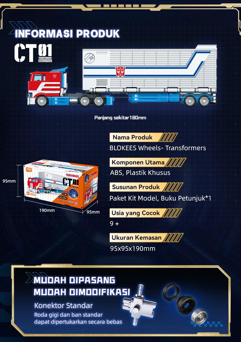Blokees Wheels | Wheels Transformers CT01 Optimus Prime